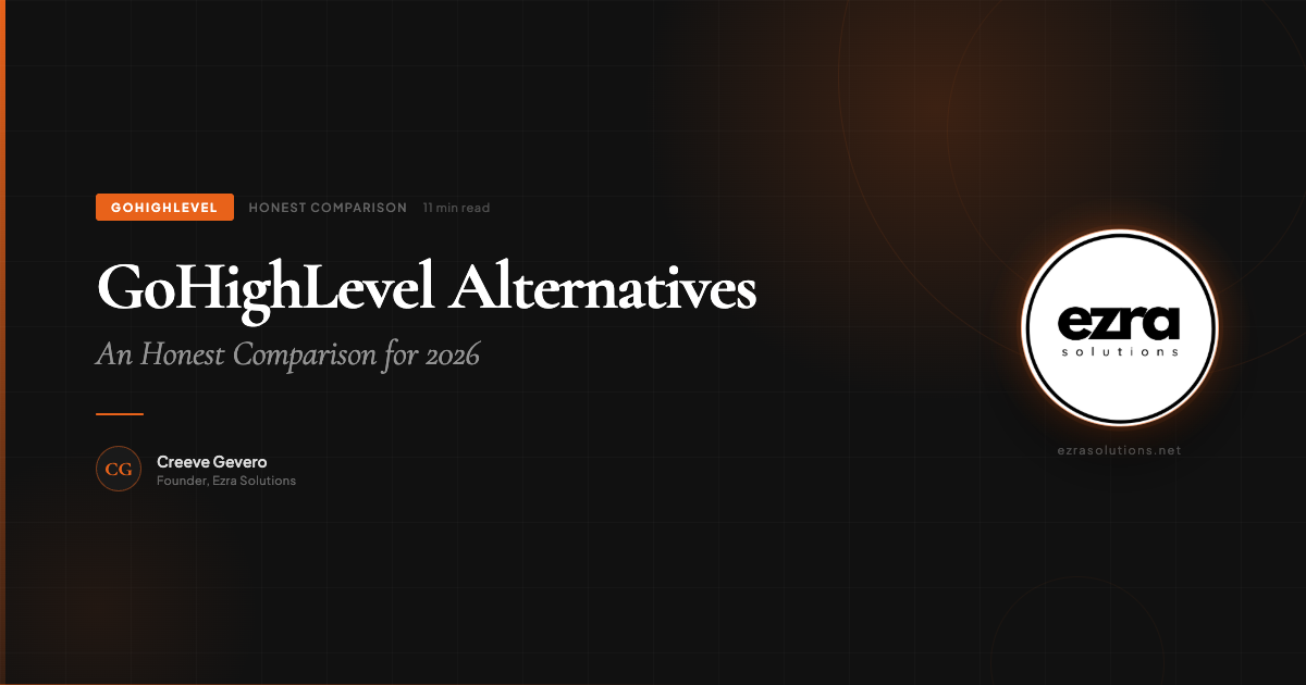 GoHighLevel Alternatives in 2026: An Honest Comparison