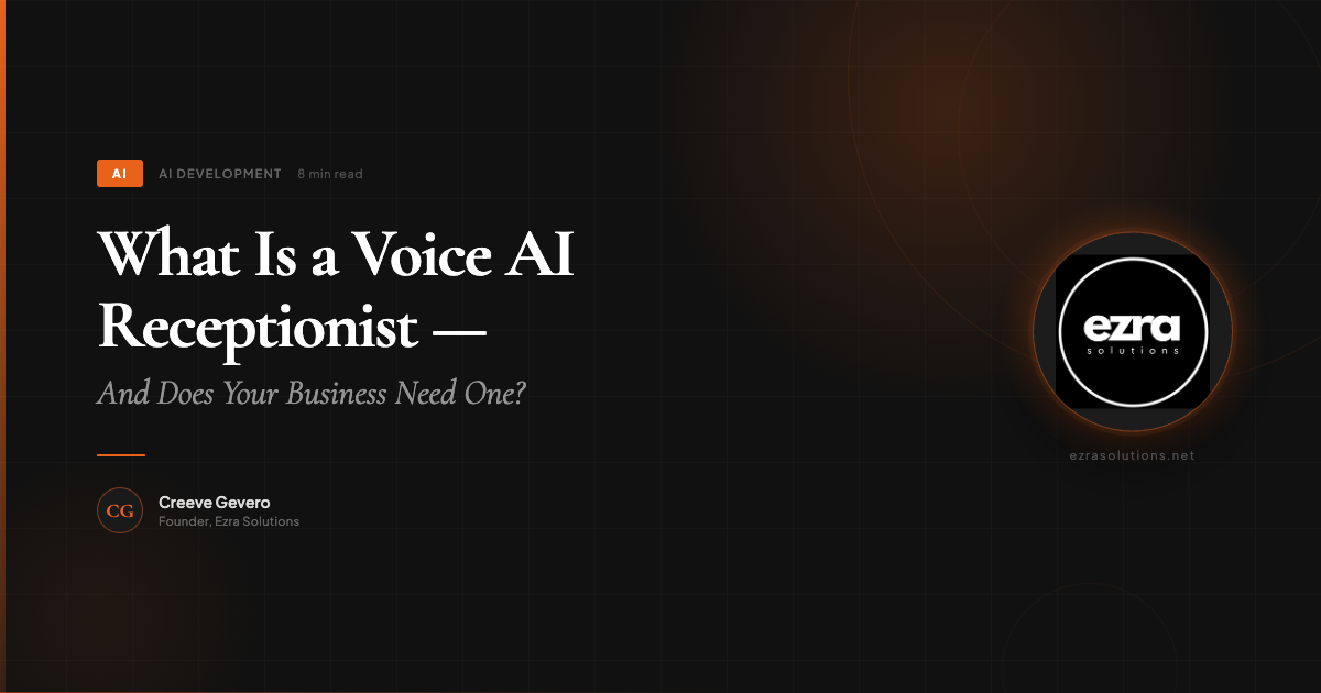 What Is a Voice AI Receptionist